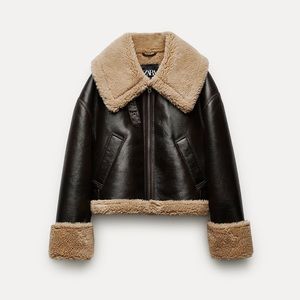 ZW COLLECTION DOUBLE-FACED BIKER JACKET